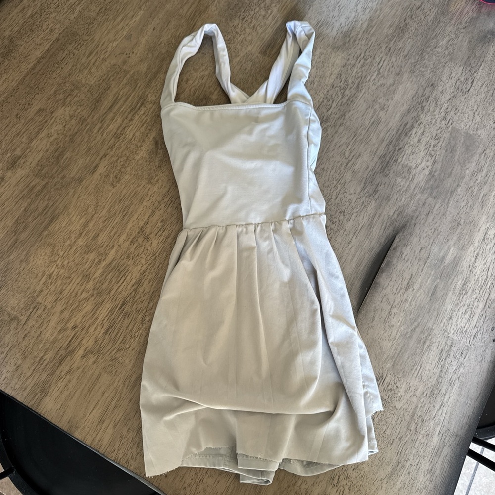 Varley mini dress with built in shorts